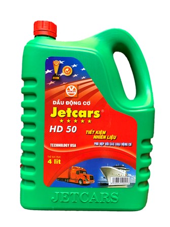 Nhớt Động Cơ JETCARS HD50/ 4Lít