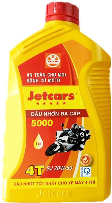 NHỚT 4T JETCARS 20W50 SJ/ 1L