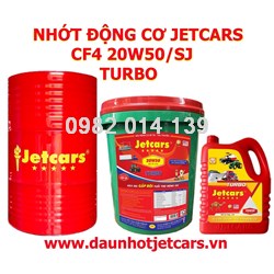 NHỚT ĐỘNG CƠ JETCARS CF4 TURBO 20W50/ 200 Lít