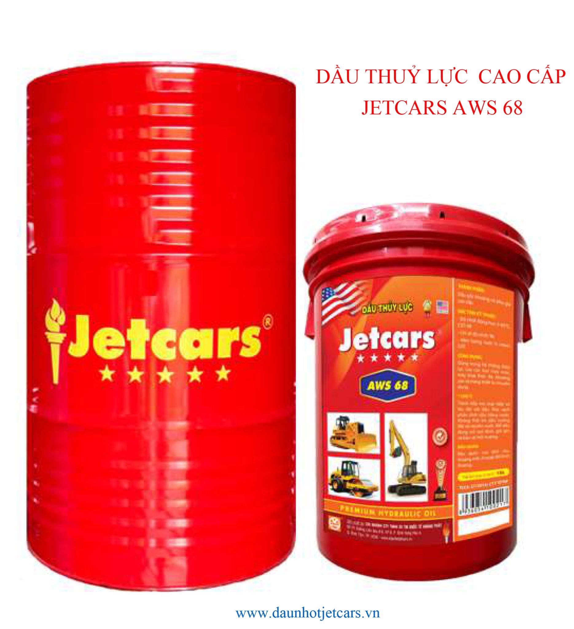 NHỚT THỦY LỰC JETCARS AWS 68/ 200L